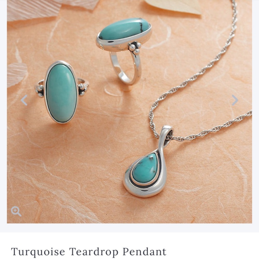 James Avery Turquoise pendant